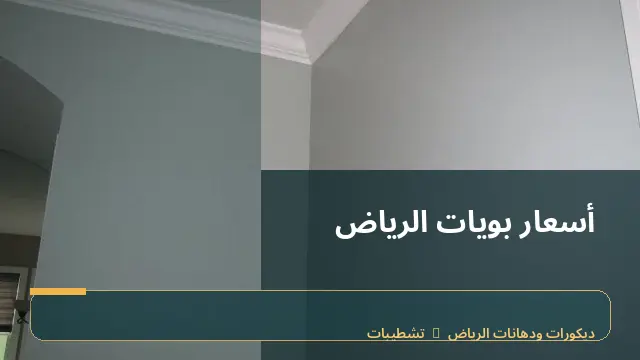 أسعار بويات الرياض